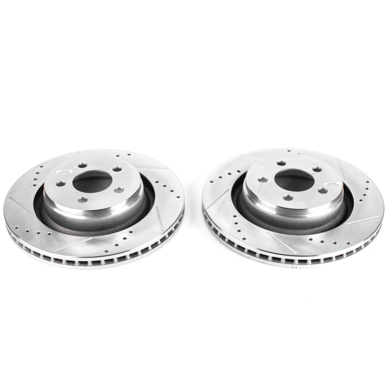PowerStop Power Stop 09-11 Dodge Nitro Front Evolution Drilled & Slotted Rotors - Pair