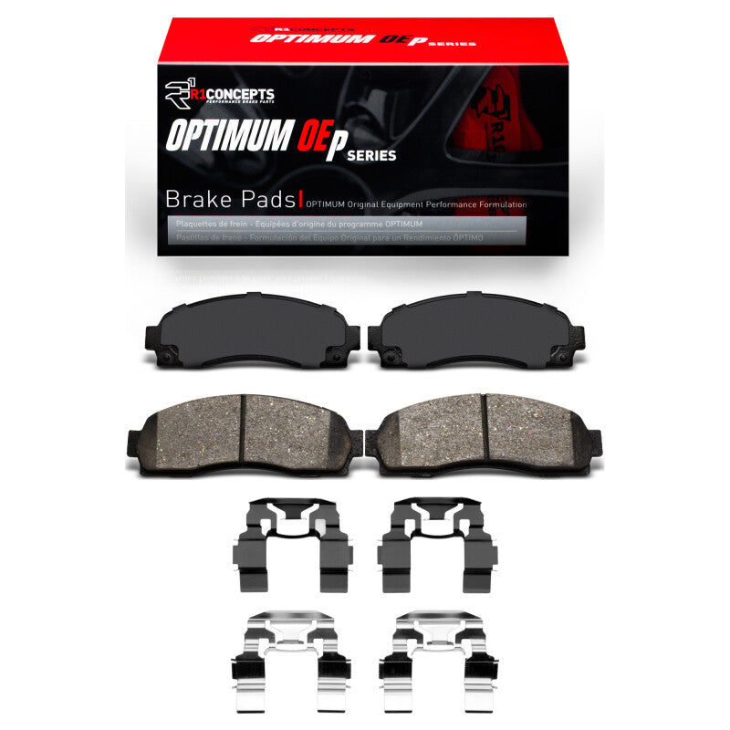 R1 Concepts R1 03-05 Ford Explorer Sport Trac Front Optimum OE Pads & Hardware Kit