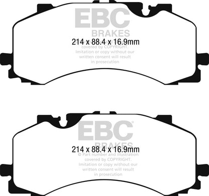 EBC 2020+ Audi A8 quattro D5 4.0T/Electric (60) Bluestuff Front Brake Pads