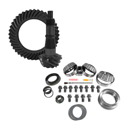 Yukon Gear & Axle Yukon Gear 9.5in GM 3.73 Rear Ring & Pinion Install Kit Axle Bearings and Seals