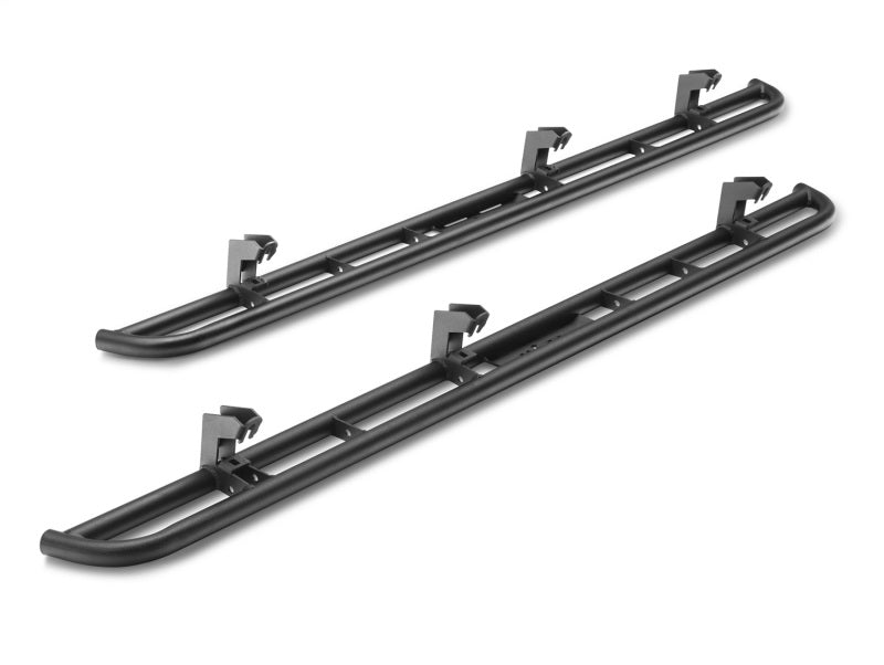 N-Fab RKR Rails 2019 Ford Ranger Crew Cab All Beds - Cab Length - Tex. Black