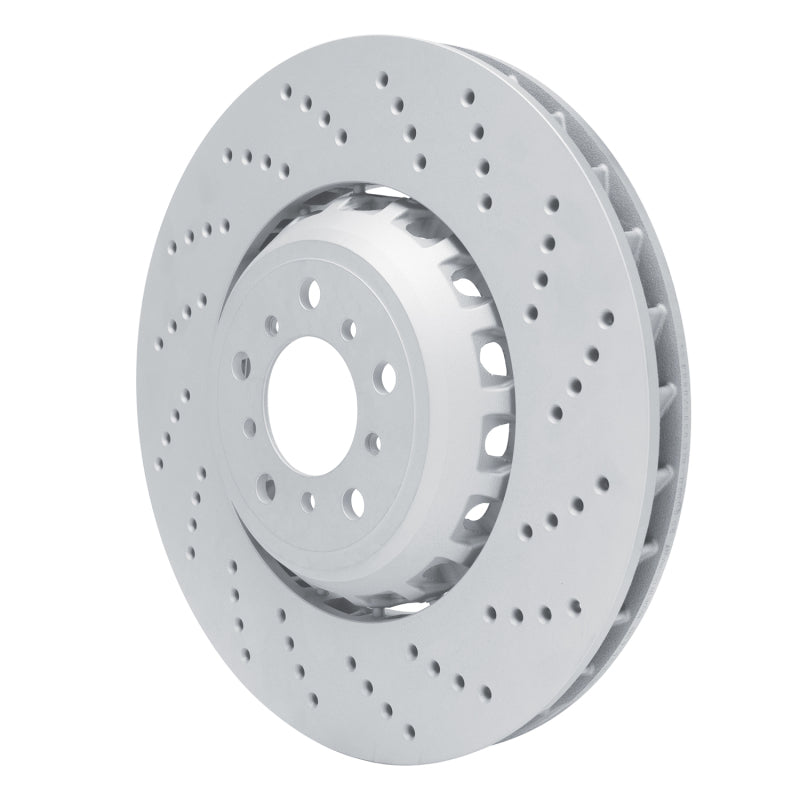DFC 12-19 BMW M6 Right Front Drilled Hi-Carbon Alloy Geomet Coated Rotor