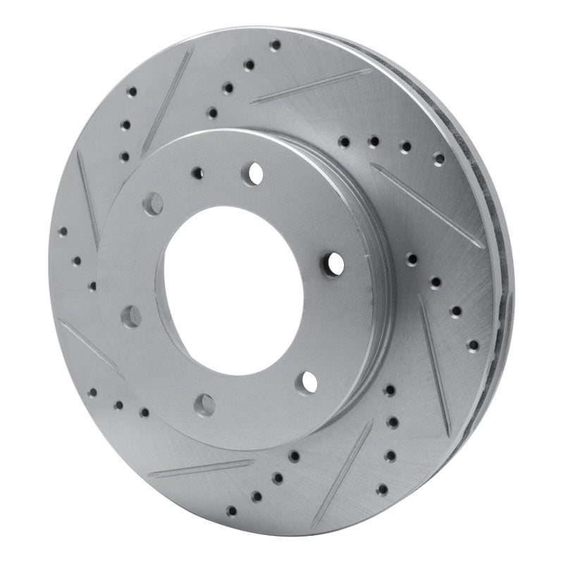 R1 Concepts R1 13-17 Ford Ranger (Mexico) Front Left Drilled & Slotted Silver Brake Rotor