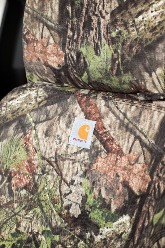 Covercraft 09-14 Dodge Ram 1500/HD Carhartt Camo SeatSaver Custom Front Row Seat Covers - Mossy Oak