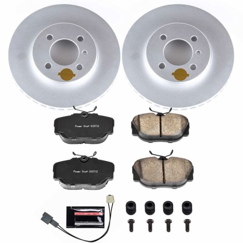 PowerStop Power Stop 91-92 BMW 318i Front Z23 Evolution Sport Coated Brake Kit