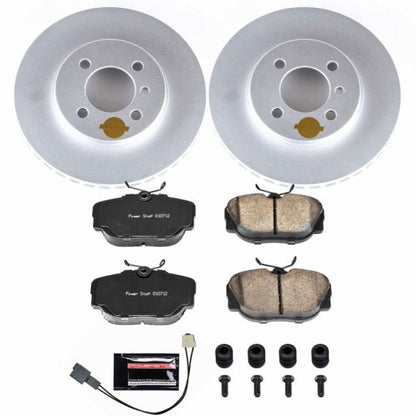PowerStop Power Stop 91-92 BMW 318i Front Z23 Evolution Sport Coated Brake Kit