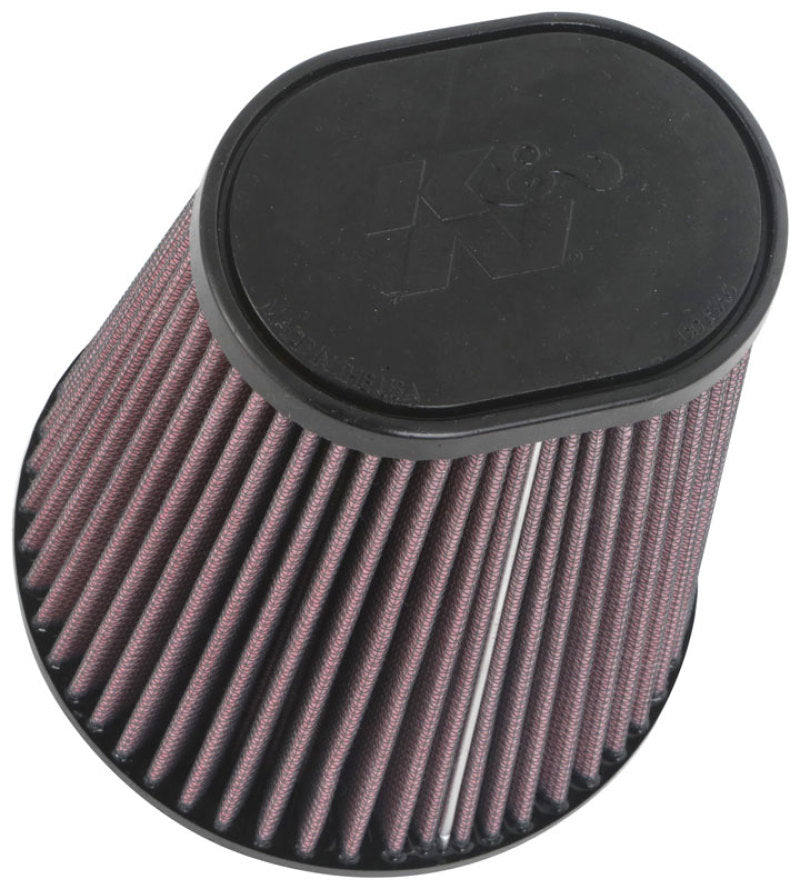 K&N Engineering K&N Universal Clamp-On Air Filter 3-1/2in 10 Degree Flange 5-3/4in B 4-1/2in x 3-1/4in T 7in H