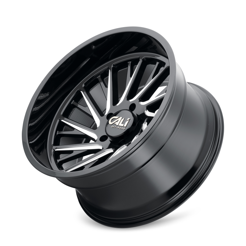 Cali Off-Road 9114 Purge 20x10 / 8x165.1 BP / -25mm Offset / 125.2mm Hub Gloss Black Milled Wheel