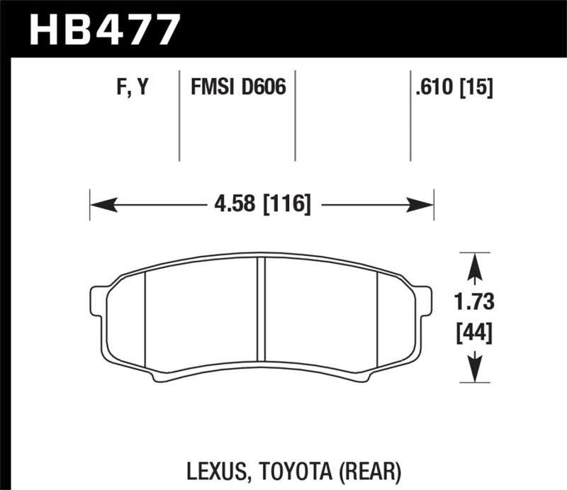 Hawk Performance Hawk LTS Street Brake Pads