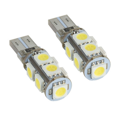 ORACLE Lighting Oracle T10 9 LED 3 Chip SMD Bulbs (Pair) - Cool White