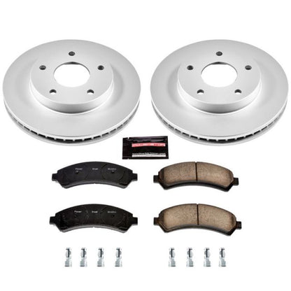 PowerStop Power Stop 97-05 Chevrolet Blazer Front Z17 Evolution Geomet Coated Brake Kit