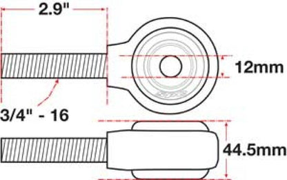 SPC Performance xAxis Rod End Ball Joint