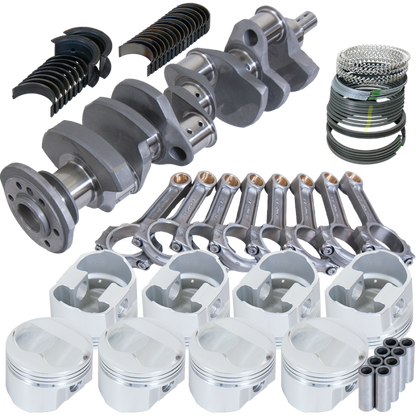 Eagle Chevy 350 3.750in Crank 5.700in I-Beam Rods Srp 7cc Dome 4.040in Pistons Rotating Assembly