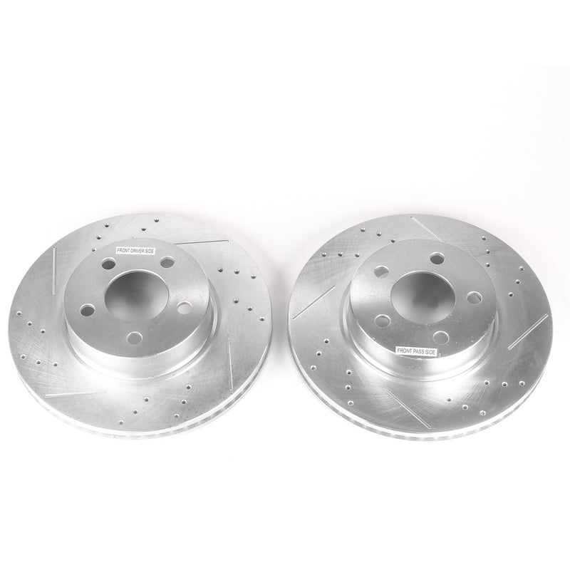 PowerStop Power Stop 01-03 Ford Explorer Sport Front Evolution Drilled & Slotted Rotors - Pair