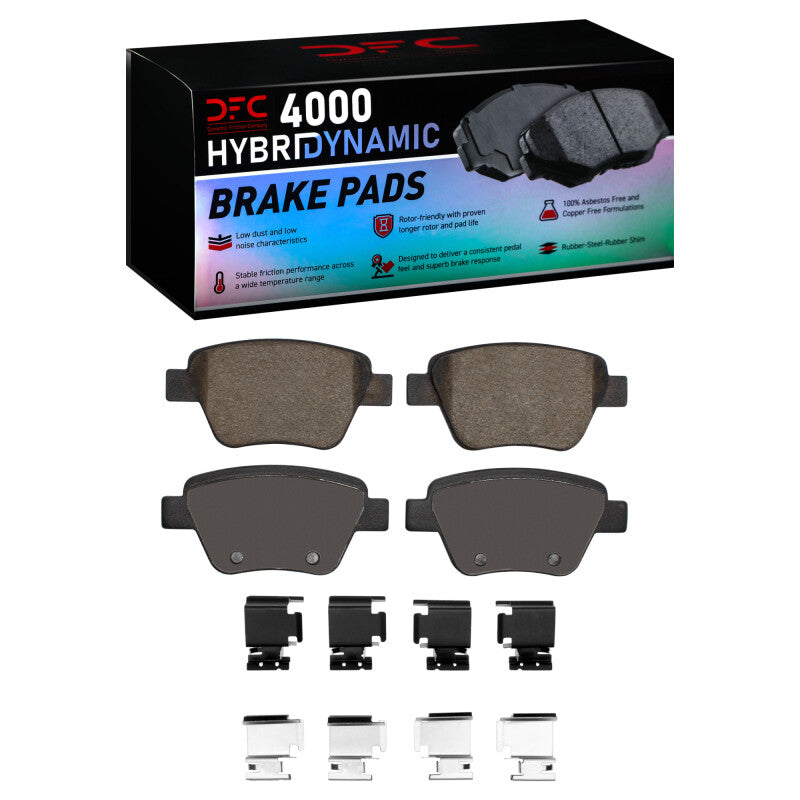 DFC 05-16 Audi A3 Quattro Rear 4000 HybriDynamic Brake Pads and Hardware Kit