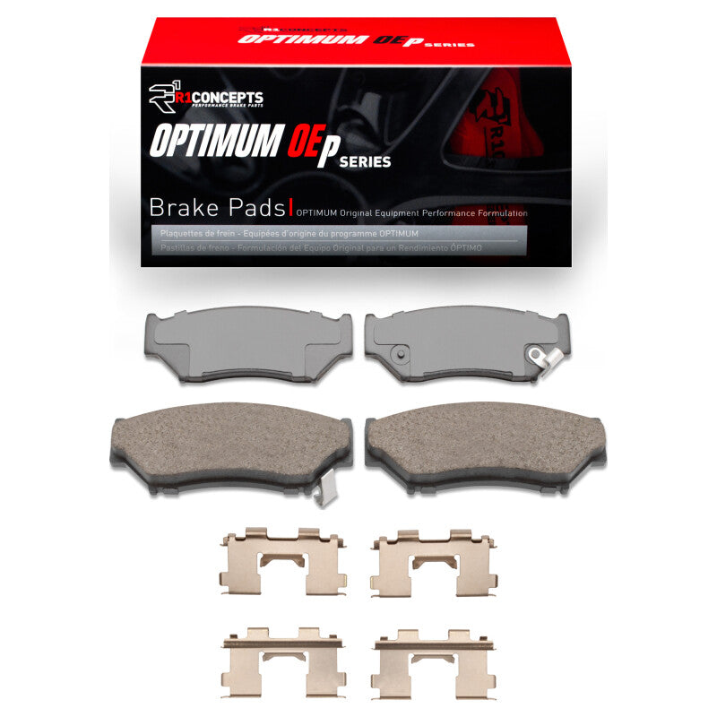 R1 Concepts R1 98-04 Chevrolet Tracker Front Optimum OE Brake Pads & Hardware Kit