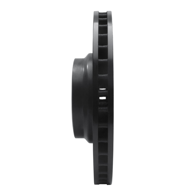 R1 Concepts R1 2007-2008 BMW ALPINA B7 Front Right Drilled & Slotted Black Brake Rotor