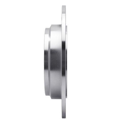 R1 Concepts R1 07-17 Acura ZDX Rear Right Drilled & Slotted Silver Brake Rotor
