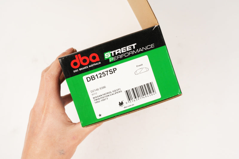DBA 92-97 Nissan Patrol GQ EFI (w/Twin Piston Calipers) SP Performance Front Brake Pads