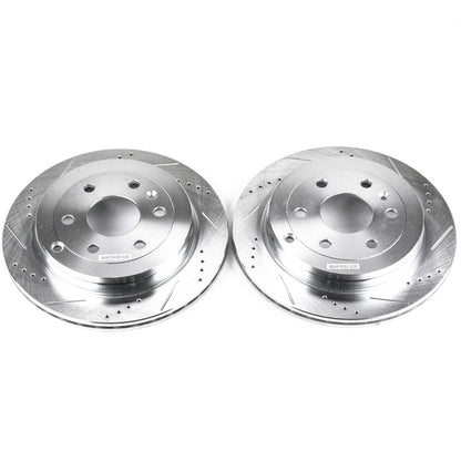 PowerStop Power Stop 08-17 Buick Enclave Rear Evolution Drilled & Slotted Rotors - Pair