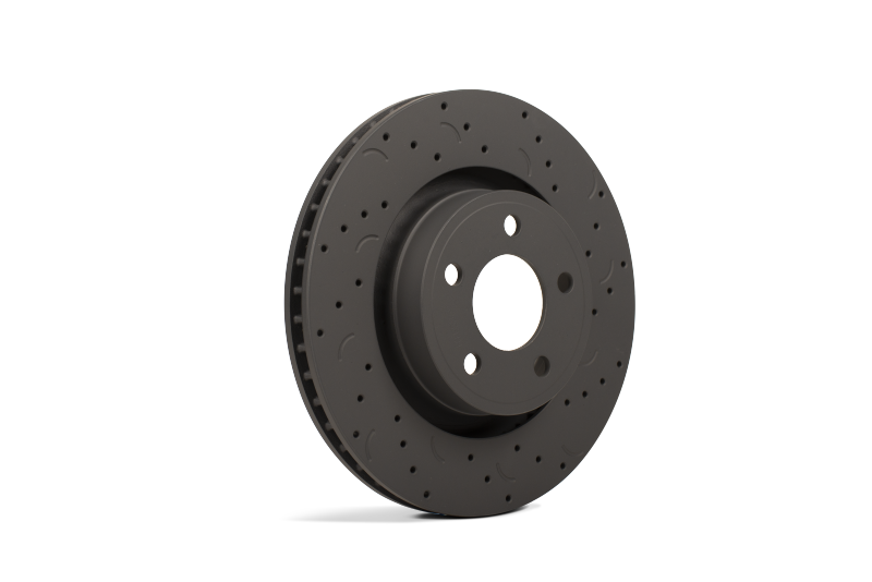 Hawk Performance Hawk Talon 2010 Land Rover LR4 Drilled and Slotted Front Brake Rotor Set