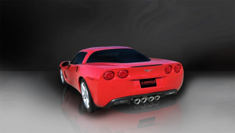 CORSA Performance Corsa 2009-2013 Chevrolet Corvette C6 6.2L V8 Polished Xtreme Axle-Back Exhaust