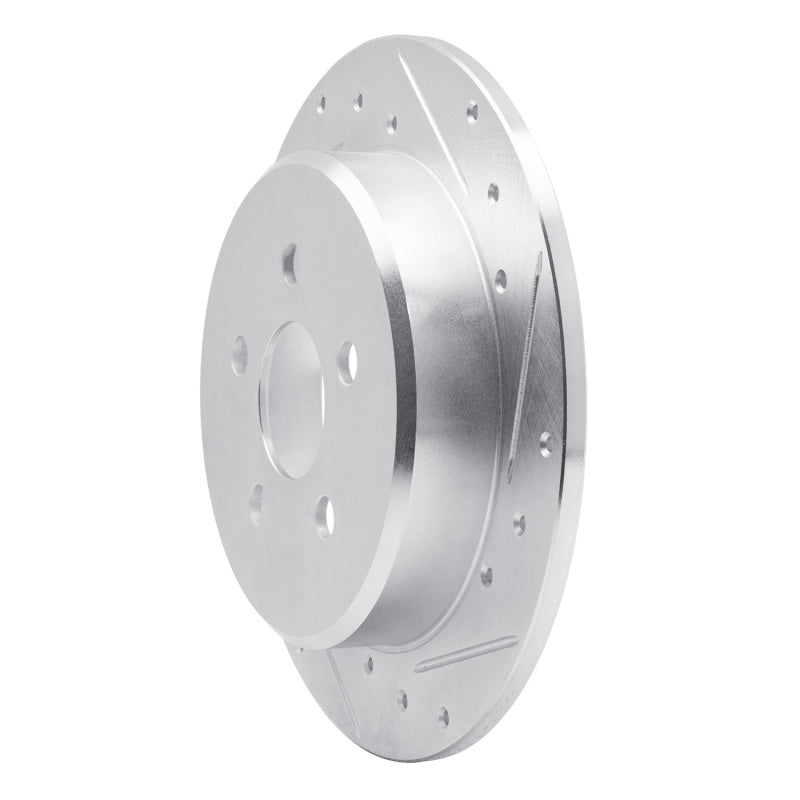 R1 Concepts R1 95-03 Chrysler PT Cruiser Rear Right Drilled & Slotted Silver Brake Rotor