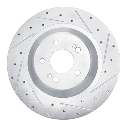 R1 Concepts R1 14-21 Mercedes-Benz S400 (Canada & Mexico) Rear Right Drilled & Slotted Silver Brake Rotor