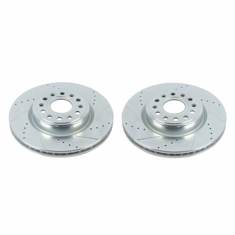 PowerStop Power Stop 20-22 Ram 1500 Front Drilled & Slotted Rotor - Pair