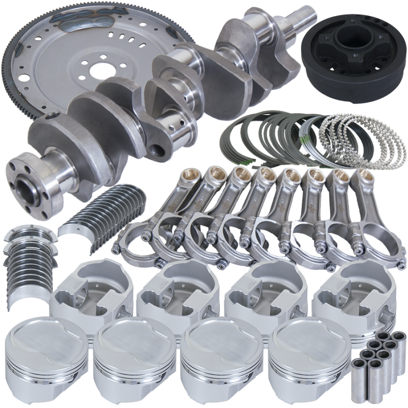 Eagle Ford 302 3.000in Crank 5.090in I-Beam Rod 4.040in Piston Damper/157 Tooth FP Balanced Assembly