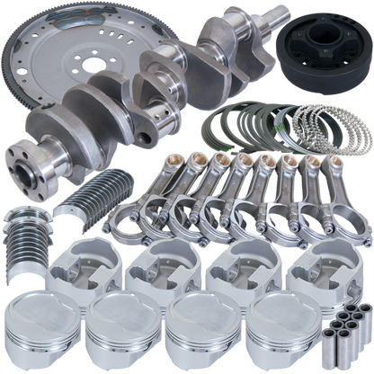 Eagle Ford 302 3.000in Crank 5.090in I-Beam Rod 4.040in Piston Damper/157 Tooth FP Balanced Assembly