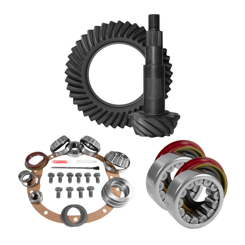 Yukon Gear & Axle Yukon Gear Ring & Pinion Install Kit For 8.6in. GM Rear 3.73 Ratio w/Axle Bearings + Seal