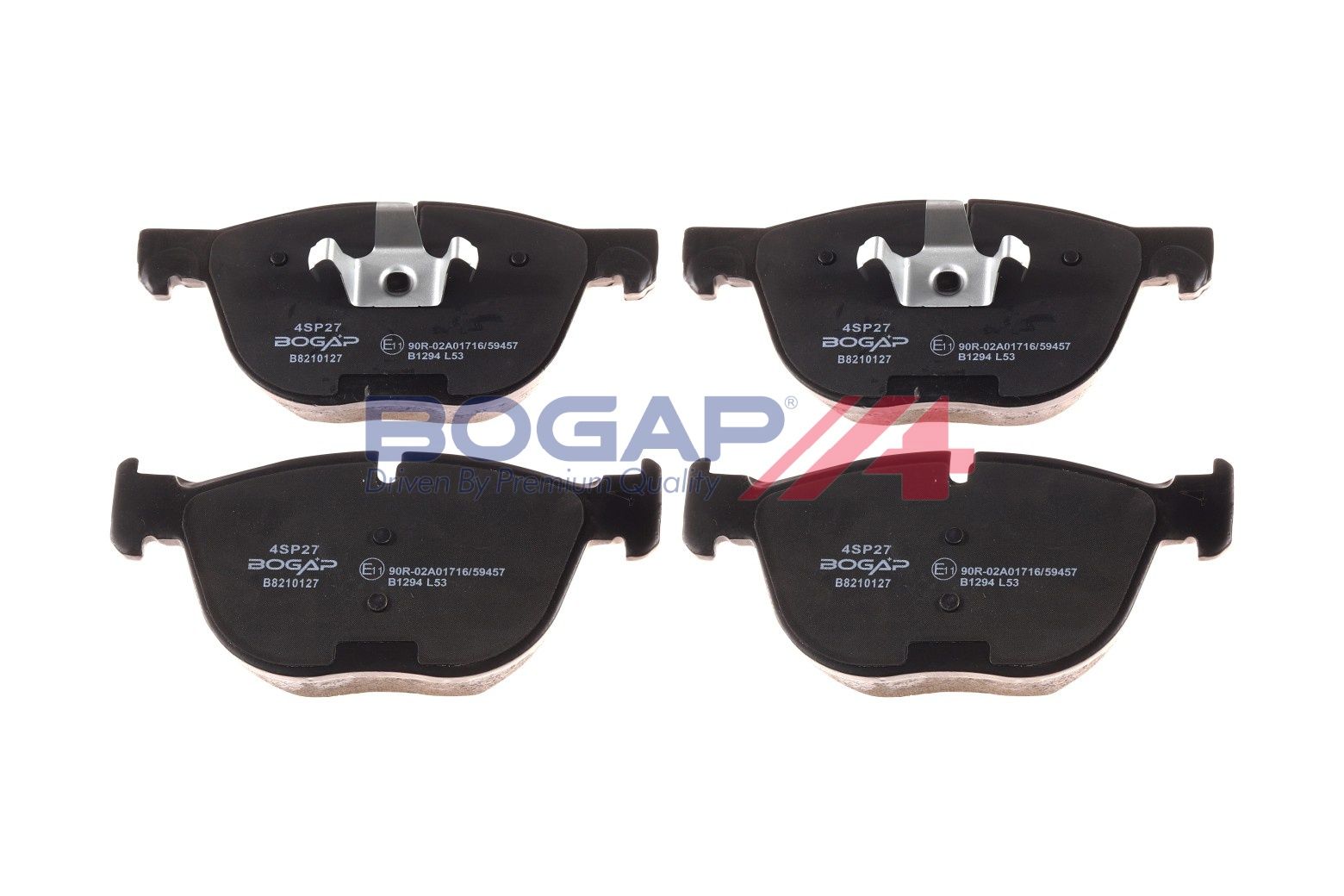 BOGAP B8210127 Brake Pad Set, Disc Brake | ML Performance Car Parts