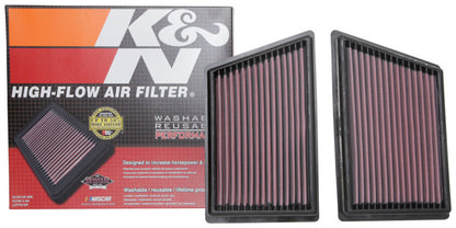 K&N Engineering K&N 19 Porsche 911 3.0L H6 F/I Drop In Replacement Air Filter