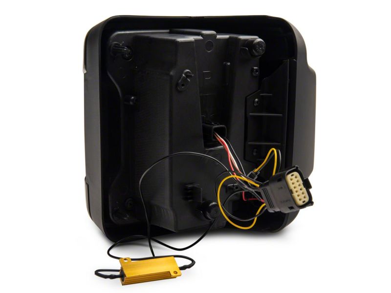 Raxiom 18-23 Jeep Wrangler JL Axial Series Carver LED Tail Lights- Black Housing (Smoked Lens)
