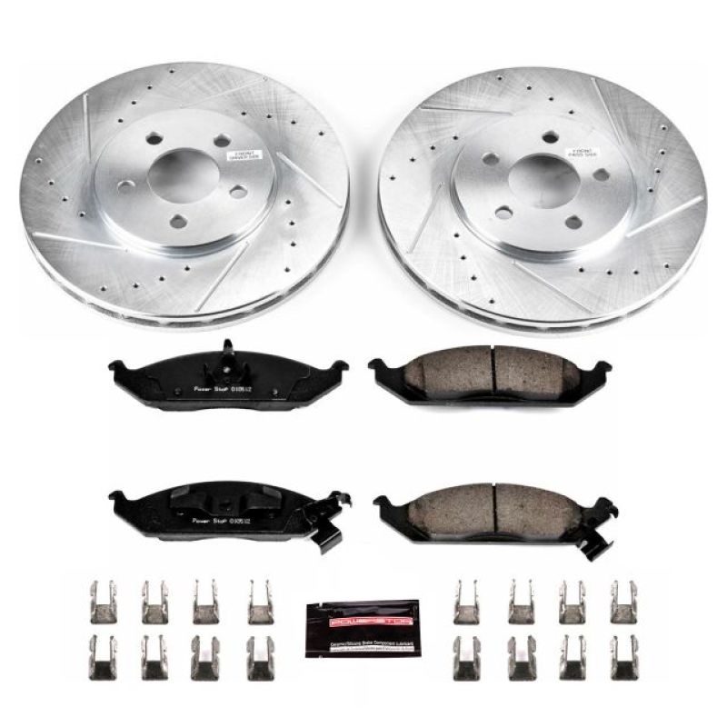 PowerStop Power Stop 95-00 Chrysler Cirrus Front Z23 Evolution Sport Brake Kit