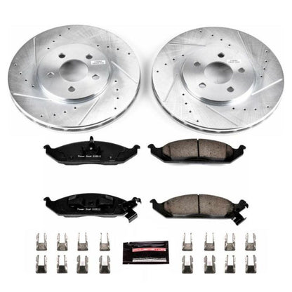 PowerStop Power Stop 95-00 Chrysler Cirrus Front Z23 Evolution Sport Brake Kit