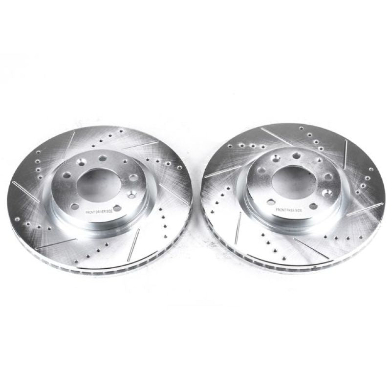 PowerStop Power Stop 04-08 Mazda RX-8 Front Evolution Drilled & Slotted Rotors - Pair