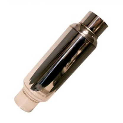Kooks Headers Kooks Universal 3in Round Muffler 14in Long. Pol SS