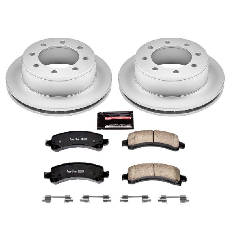 PowerStop Power Stop 06-17 Chevrolet Express 2500 Rear Z17 Evolution Geomet Coated Brake Kit