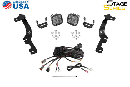 Diode Dynamics Stage Series Ditch Light Kit for 2019-Present Ram SS3 - Yellow Pro Combo