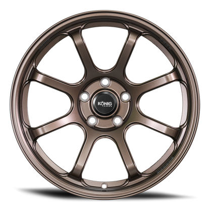 Konig Forged F6SX 18x10 5x120 ET40 Race Bronze Wheel (Knurled Bead)