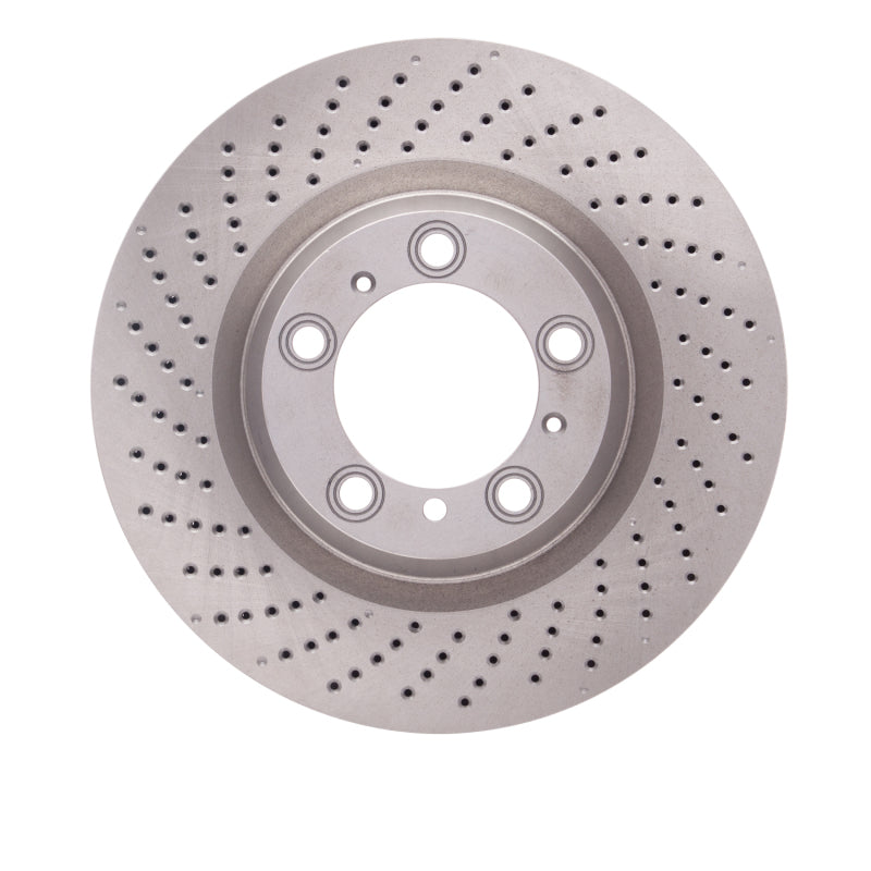 DFC 07-13 Porsche 911 Left Rear Drilled Brake Rotor
