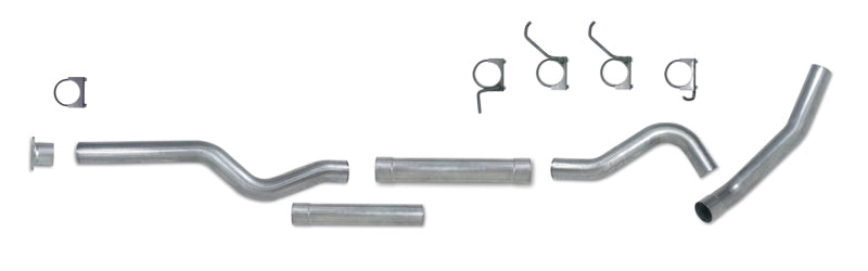 Diamond Eye Performance Diamond Eye KIT 4in Catback MFLR RPLCMENT PIPE Single AL: 01-05 CHEVY/GMC 6.6L 2500/3500