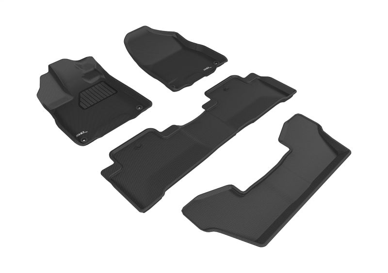3D MAXpider 17-20 Acura MDX 6-Seat Kagu Black Full Set