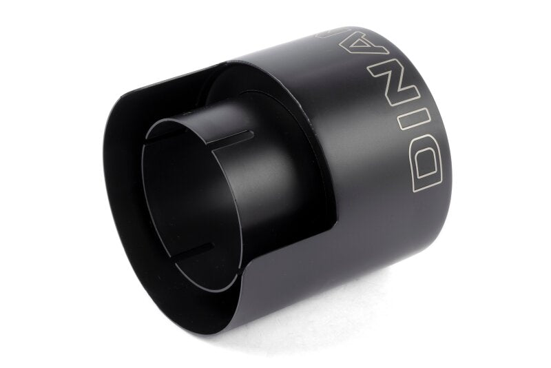 Dinan Double-Walled 4.5in Clamp-On Exhaust Tip - Black - 4.5in Outlet / 3in Inlet