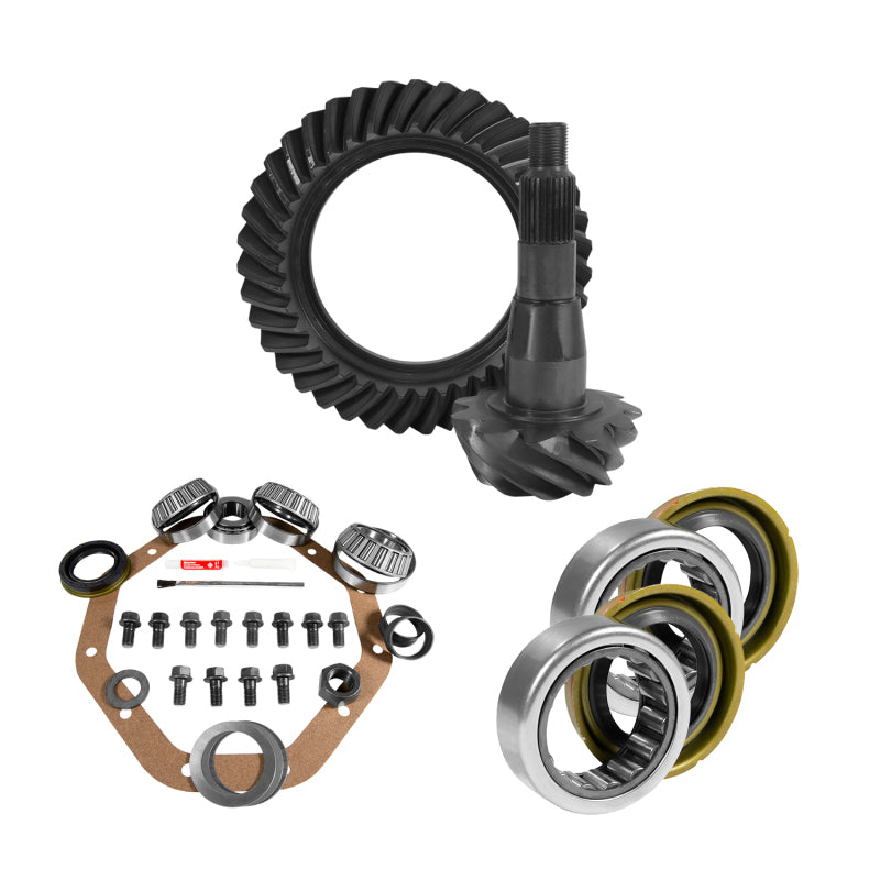 Yukon Gear & Axle Yukon Gear 9.25in CHY 3.91 Rear Ring & Pinion Install Kit 1.705in Axle Bearings and Seal
