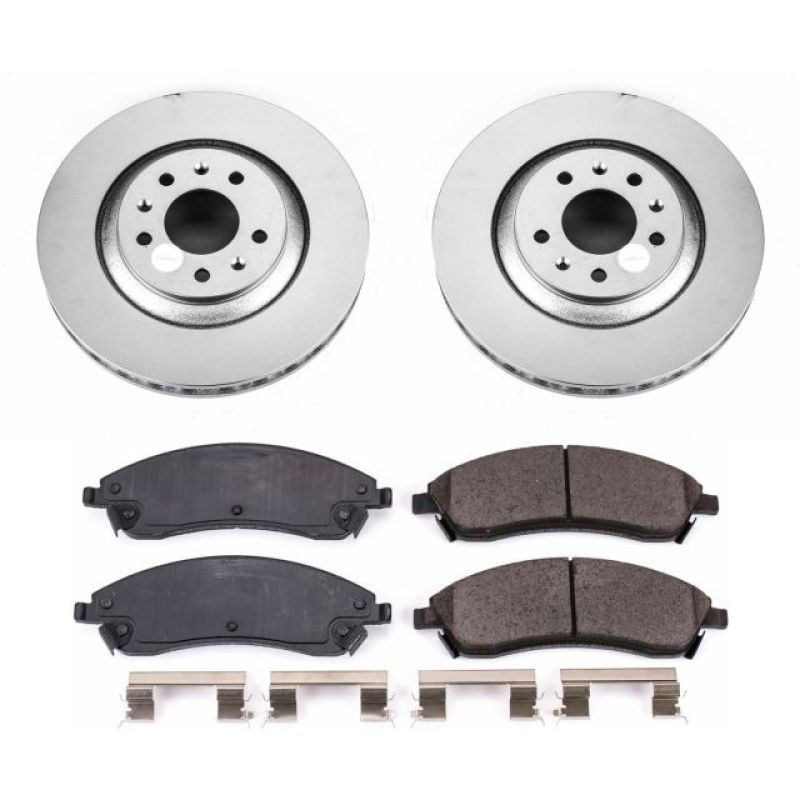PowerStop Power Stop 06-07 Cadillac CTS Front Z17 Evolution Geomet Coated Brake Kit