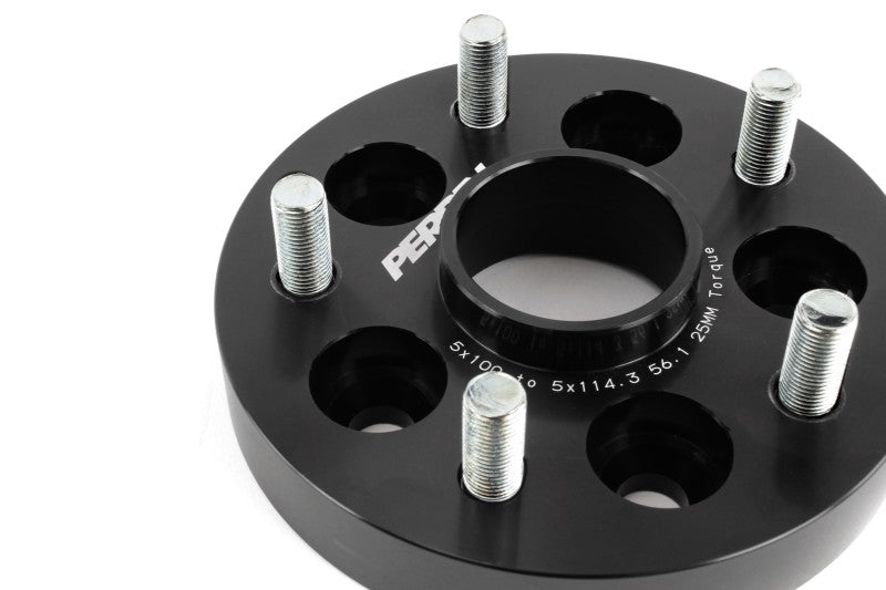 Perrin Performance PERRIN Subaru/Toyota/Scion 25mm Wheel Adapter (Bolt-On Type) 5x100 to 5x114.3 w/56mm Hub - Pair