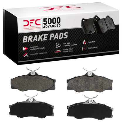 DFC 86-91 Volkswagen VanAGON Front 5000 Advanced Semi Metallic Brake Pads